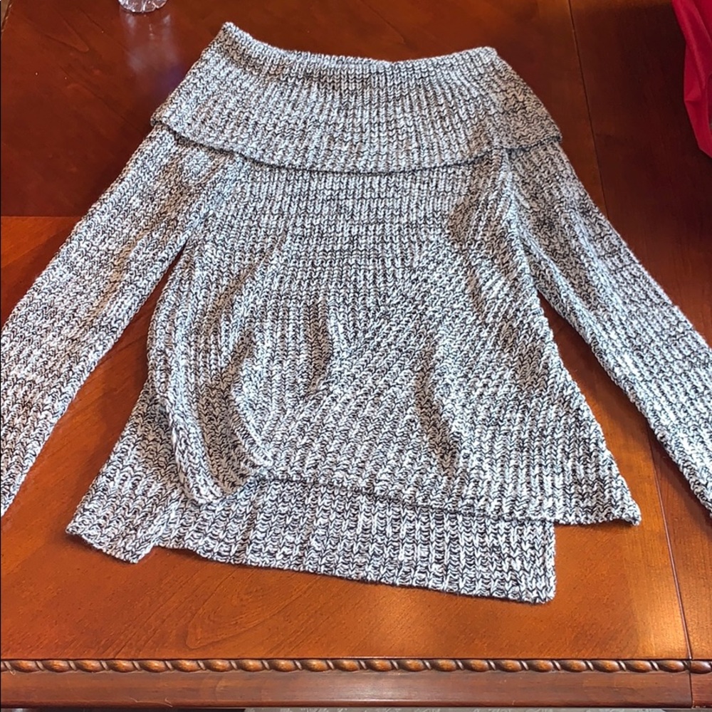 Off the shoulder sweater